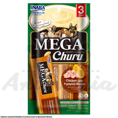 CHURU MEGA DOG PREMIO CREMOSO PARA PERROS RECETA DE CHICKEN 48 GR1