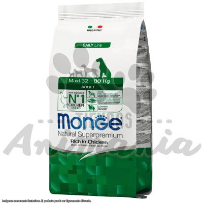 MONGE PERRO MAXI ADULTO POLLO 12 KG1