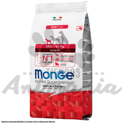 MONGE PERRO MINI SENIOR POLLO 3 KG1