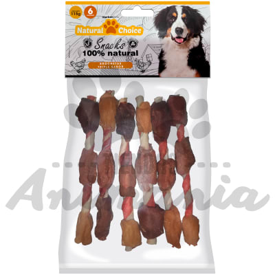 NATURAL CHOICE TRIPLE SABOR (POLLO, HIGADO, PATO) 6 UNIDADES 115 GR