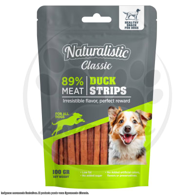 NATURALISTIC CLASSIC DUCK STRIPS 100 GR