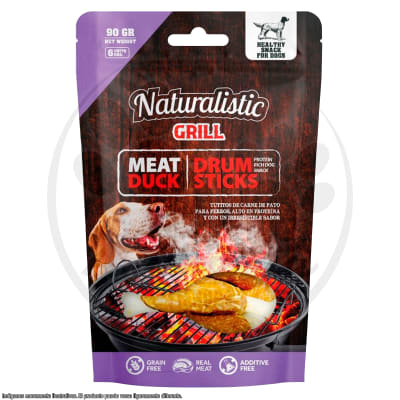NATURALISTIC GRILL MEAT DUCK DRUM STICKS 90 GR
