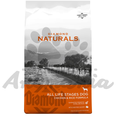 DIAMOND NATURALS TODAS LAS ETAPAS DE VIDA Y TAMAÑOS | ALL LIFE STAGES DOG CHICKEN & RICE FORMULA 2 KG1