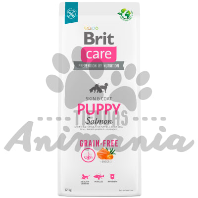 BRIT CARE PERRO CACHORRO LIBRE DE GRANOS SABOR SALMON 12 KG