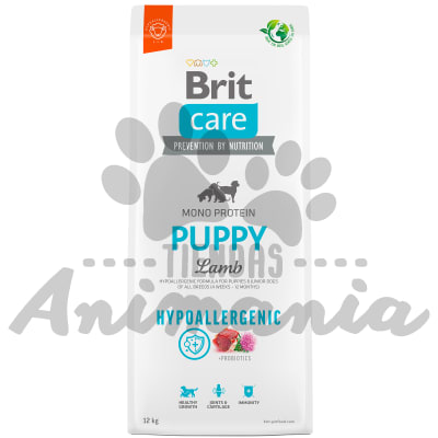 BRIT CARE PUPPY DOG HYPOALLERGENIC LAMB - PERRO CACHORRO HIPOALERGENICO SABOR CORDERO 12 KG