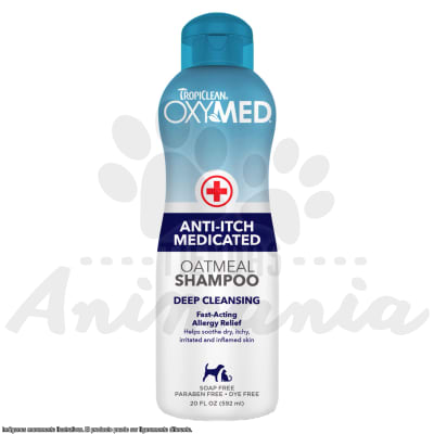 TROPICLEAN OXYMED SHAMPOO ANTI PICAZON MEDICADO 592 ML1