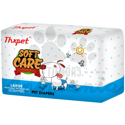PAÑAL PARA PERROS TALLA L (GRANDE) 12 UNIDADES DE 16-25 KG1