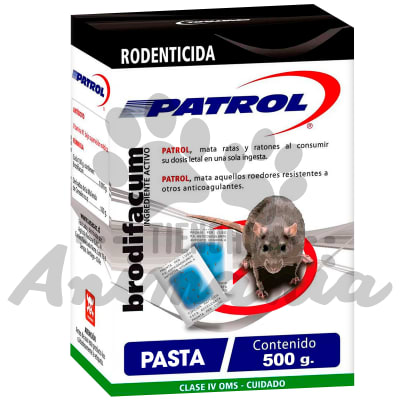 PATROL RODENTICIDA PASTA 500 GR1