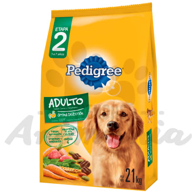 PEDIGREE PERRO ADULTO CARNE Y VEGETALES | RAZAS MEDIANAS Y GRANDES 21 KG1