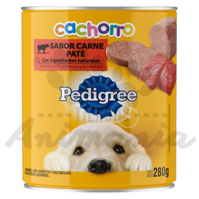 PEDIGREE LATA CACHORRO CARNE 280 GR1