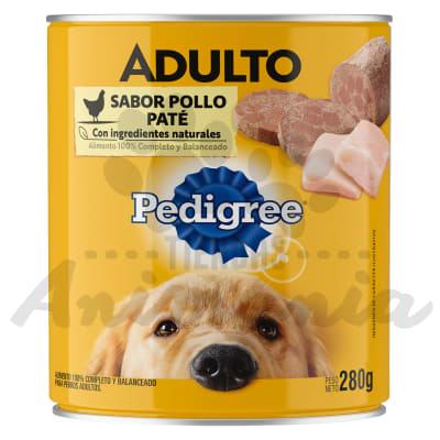 PEDIGREE LATA ADULTO POLLO 280 GR1