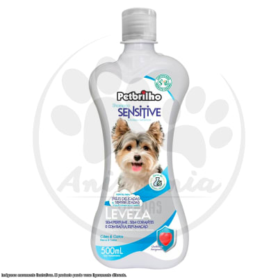 PETBRILHO SHAMPOO SENSITIVE PERROS Y GATOS 500 ML