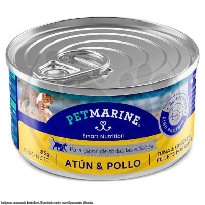 PET MARINE GATO LATA ATUN CON POLLO 85 GR