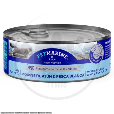 PET MARINE GATO LATA ATUN Y PESCADO BLANCO 156 GR1