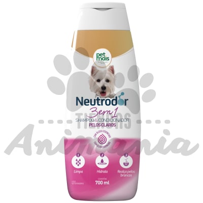 PETMAIS SHAMPOO NEUTRODOR 3 EN 1 - PELOS CLAROS 700 ML1