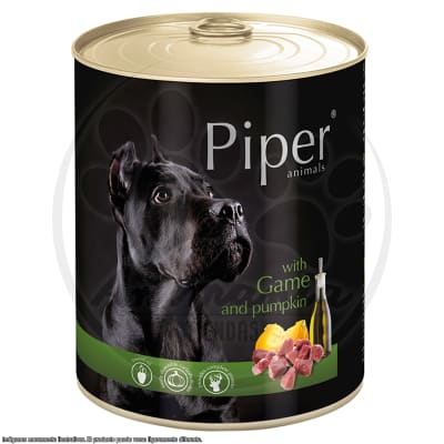 PIPER LATA DOG ANIMALES DE CAZA Y CALABAZA 800 GR1