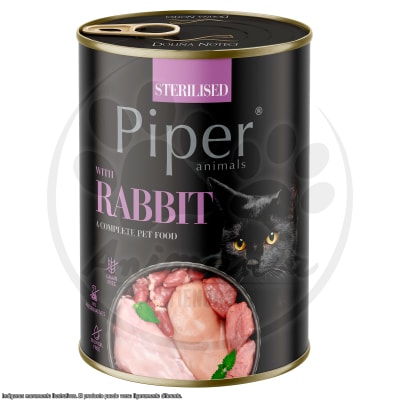 PIPER LATA CAT CONEJO 400 GR1
