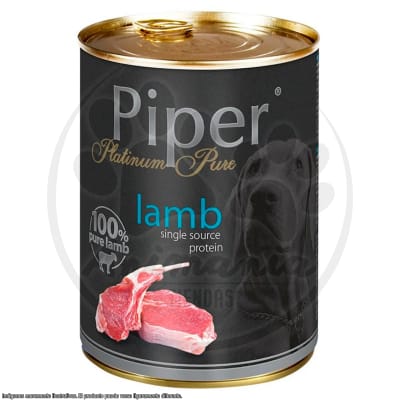 PIPER LATA DOG MONOPROTEÍNA CORDERO 400 GR