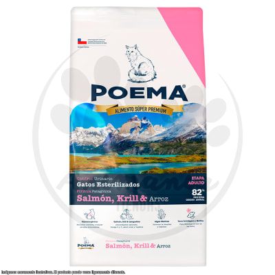 POEMA GATO ADULTO CONTROL URINARIO ESTERILIZADOS - SALMON, KRILL & ARROZ 2 KG