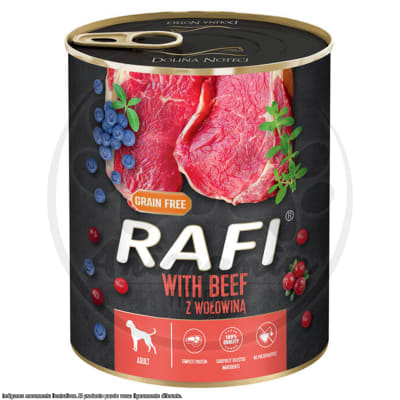 RAFI LATA DOG BEEF BLUEBERRY AND CRANBERRY 800 GR