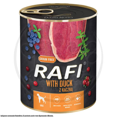 RAFI LATA DOG DUCK BLUEBERRY AND CRANBERRY 800 GR1