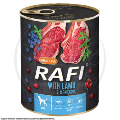 RAFI LATA DOG LAMB BLUEBERRY AND CRANBERRY 800 GR
