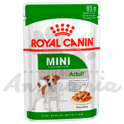 ROYAL CANIN PERRO POUCH MINI ADULT 85 GR1