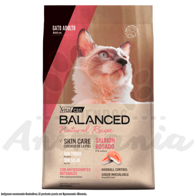 BALANCED GATO NATURAL RECIPE SALMON ROSADO 3 KG