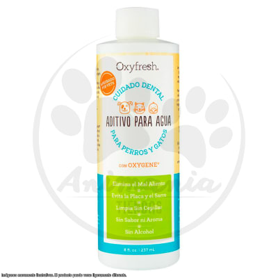OXYFRESH CUIDADO DENTAL PARA PERROS Y GATOS ADITIVO PARA AGUA CON OXYGENE 237 ML1