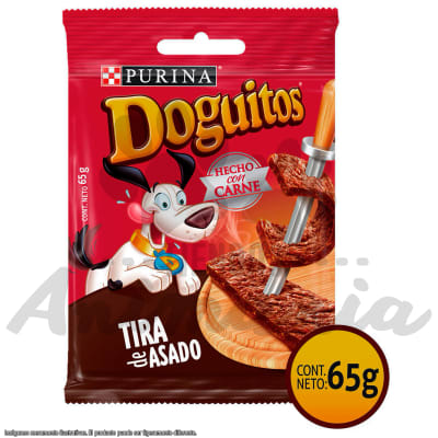 DOGUITOS SNACK PARA PERROS TIRA DE ASADO 65 GR