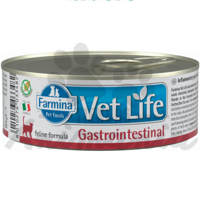VET LIFE CAT LATA GASTROINTESTINAL 85 GR1