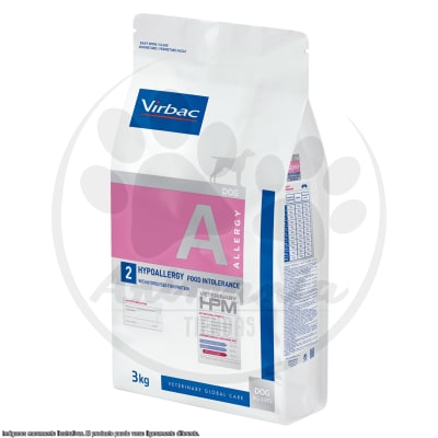 VIRBAC DOG VETERINARY HPM (2) HYPOALLERGY FOOD INTOLERANCE 3 KG