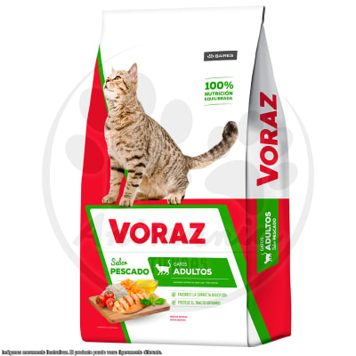 VORAZ GATO ADULTO SABOR PESCADO 20 KG1