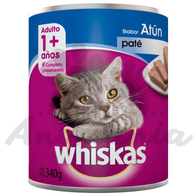WHISKAS LATA GATO ADULTO ATUN PATE 290 GR