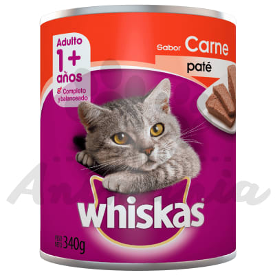 WHISKAS LATA GATO ADULTO CARNE PATE 290 GR