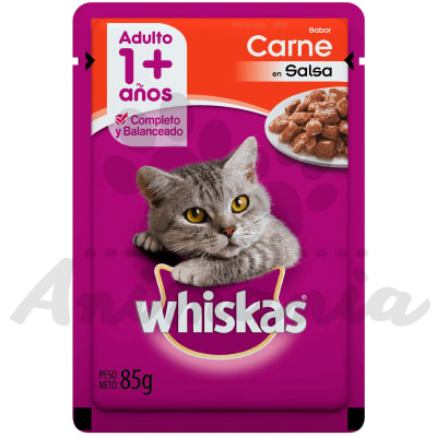 WHISKAS POUCH CARNE 85 GR