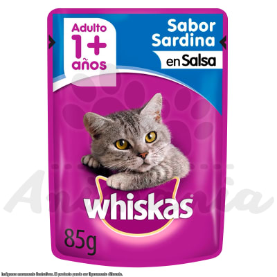 WHISKAS POUCH SARDINA 85 GR1
