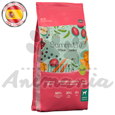 SUMMIT 10 DOG WHOLE CHOICE ADULT MEDIUM / MAXI CHICKEN - ADULTOS MEDIANOS Y GRANDES SABOR A POLLO 10 KG1
