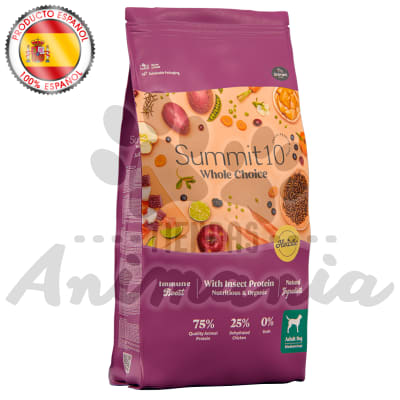 SUMMIT 10 DOG WHOLE CHOICE ADULT MEDIUM / MAXI INSECT PROTEIN - ADULTOS MEDIANOS Y GRANDES DE PROTEÍNA DE INSECTO 10 KG1