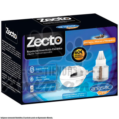 ANASAC ZECTO INSECTICIDA DIFUSOR ELECTRICO + BOTELLA REPUESTO1