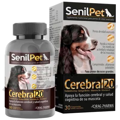 SENILPET CEREBRAL 30 COMPRIMIDOS RAZA GRANDE