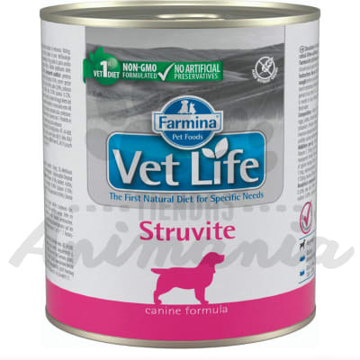 VET LIFE DOG LATA STRUVITE 300 GR1
