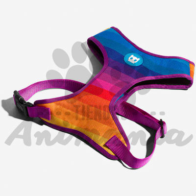 ZEE-DOG ARNES PARA PERROS AJUSTABLE PRISMA MALLA AEREA TALLA S