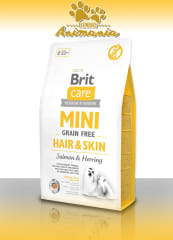 BRIT CARE GRAIN FREE PERROS MINIS HAIR & SKIN | SALMÓN Y ARENQUE 7 KG (PRODUCTO PRONTO A VENCER) BRIT CARE GRAIN FREE PERROS MINIS HAIR & SKIN | SALMÓN Y ARENQUE 7 KG (PRODUCTO PRONTO A VENCER)