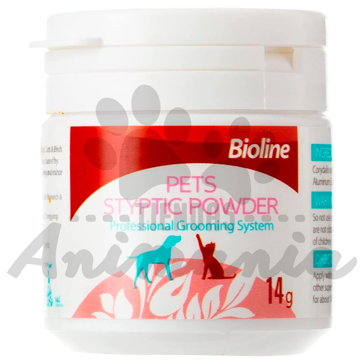 BIOLINE PETS STYPTIC POWDER POLVO HEMOSTATICO 14 GR Animania