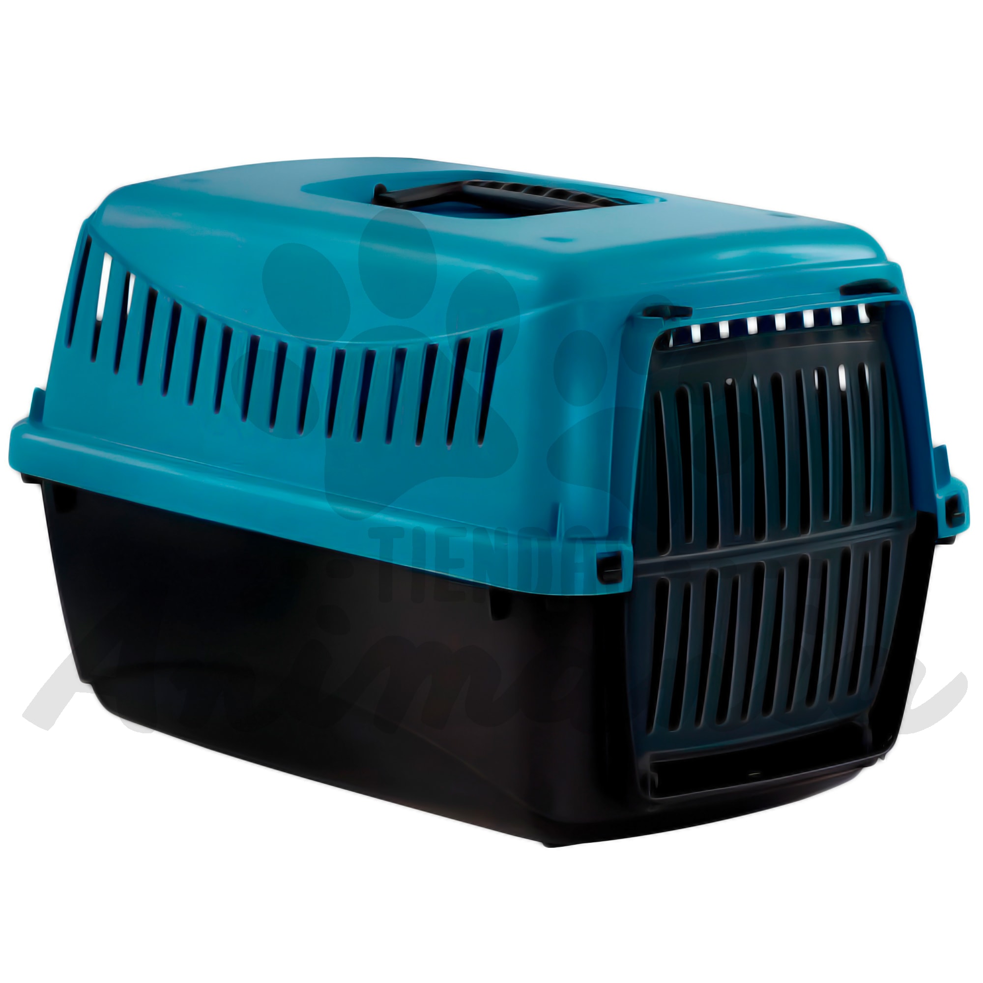 Trasportino Per Gatti Gipsy 50 In Plastica Rigida - Verde, Portata 5kg