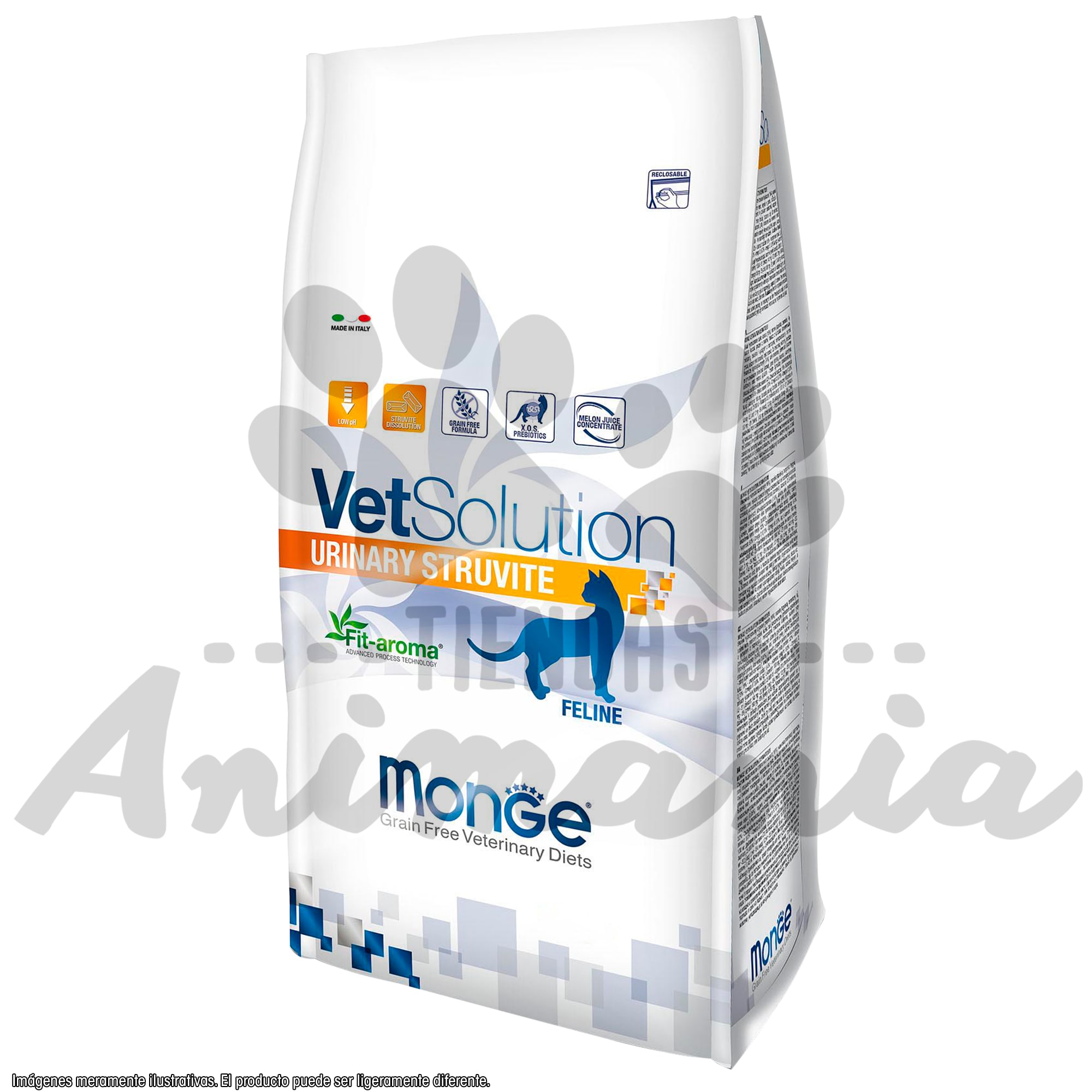 MONGE GATO VET SOLUTION URINARY STRUVITE 1.5 KG | Animania