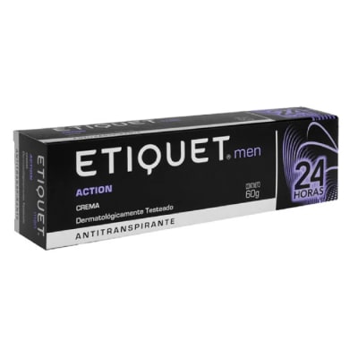 DESODORANTE ETIQUET MEN ACTION 60 G1