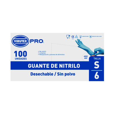 GUANTE DE NITRILO VIRUTEX PRO1