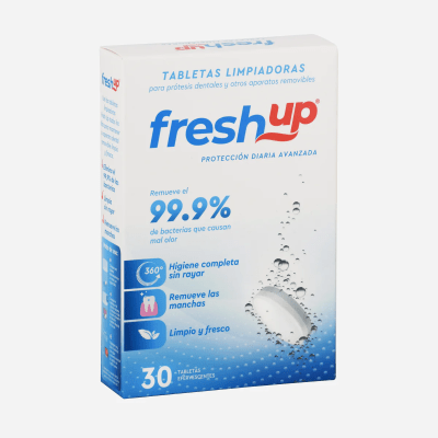 TABLETAS LIMPIADORAS FRESH UP1